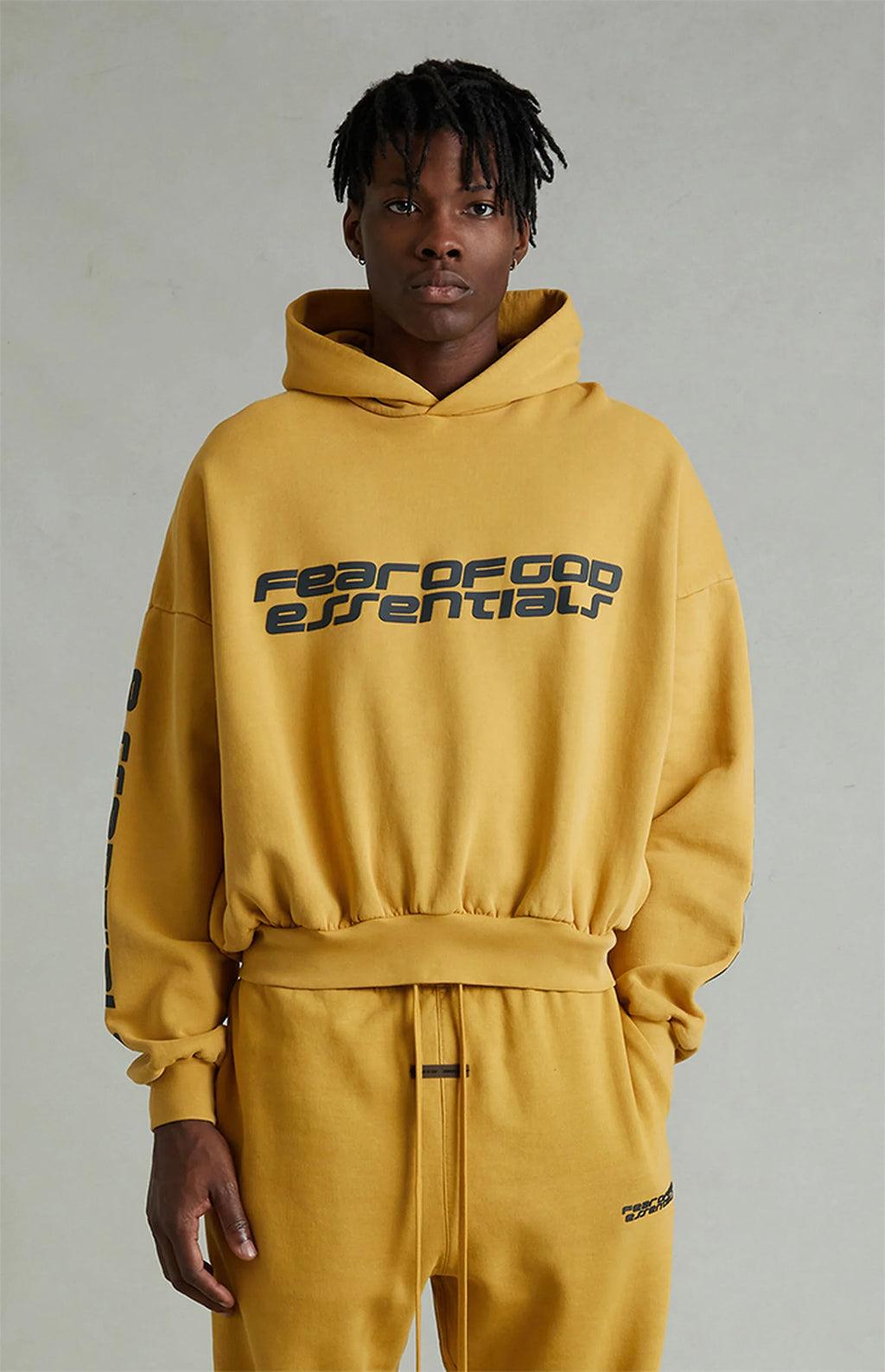 FEAR OF GOD ESSENTIALS Canyon printed Full Tracksuit Set (Hoody and Pants)
