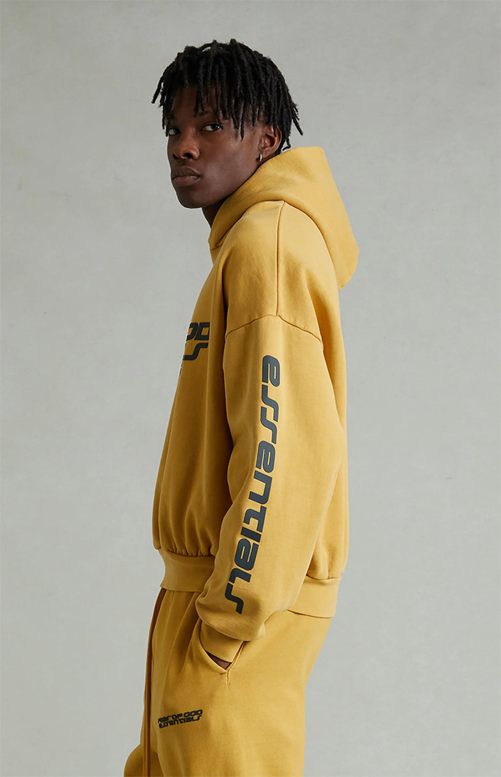 FEAR OF GOD ESSENTIALS Canyon printed Full Tracksuit Set (Hoody and Pants)