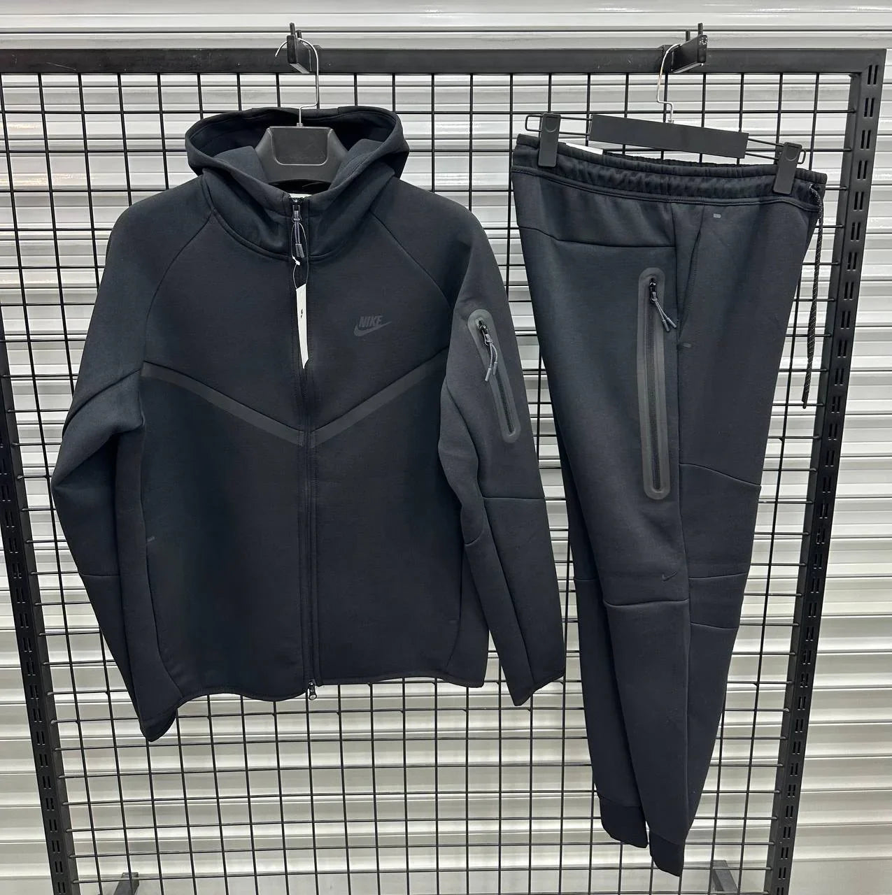 Nike Tech Fleece Tracksuit Combo Set (Jacket and Pants) - Black
