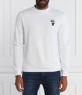 Karl Lagerfeld Men’s Core Iconic Sweat Crewneck White