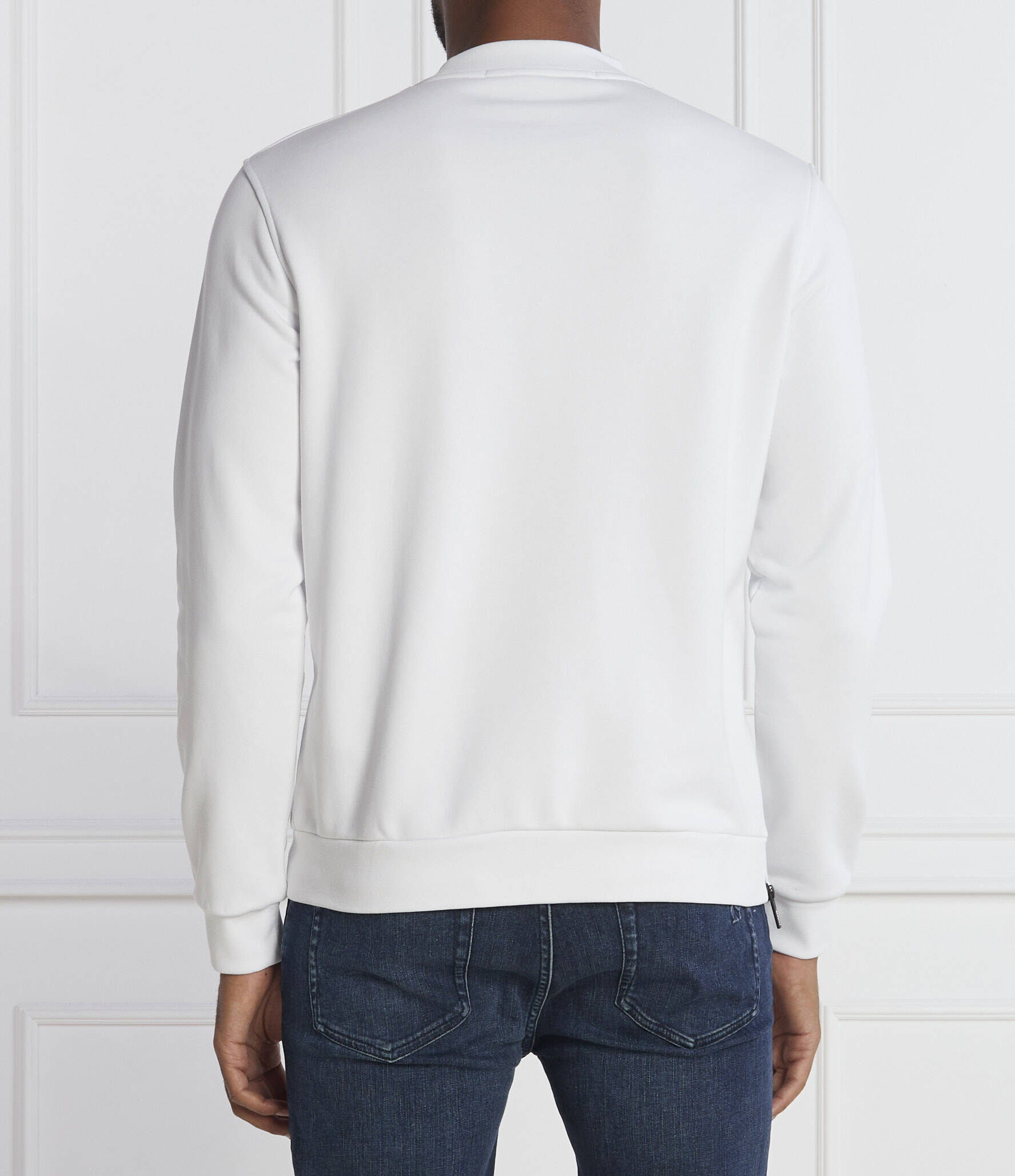 Karl Lagerfeld Men’s Core Iconic Sweat Crewneck White