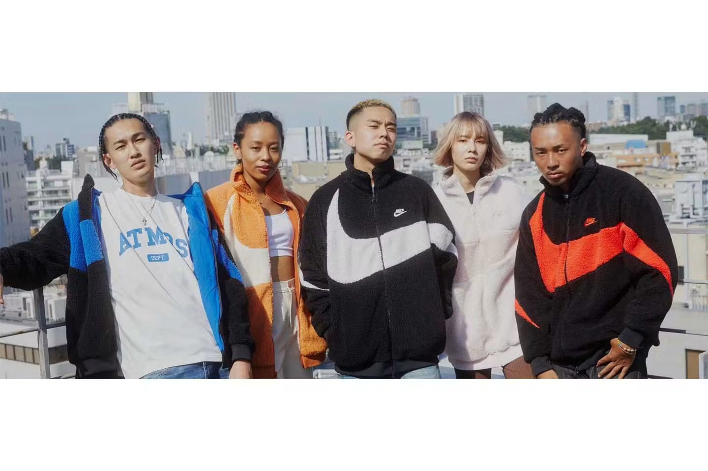 Nike Big Swoosh Reversible Boa Jacket White