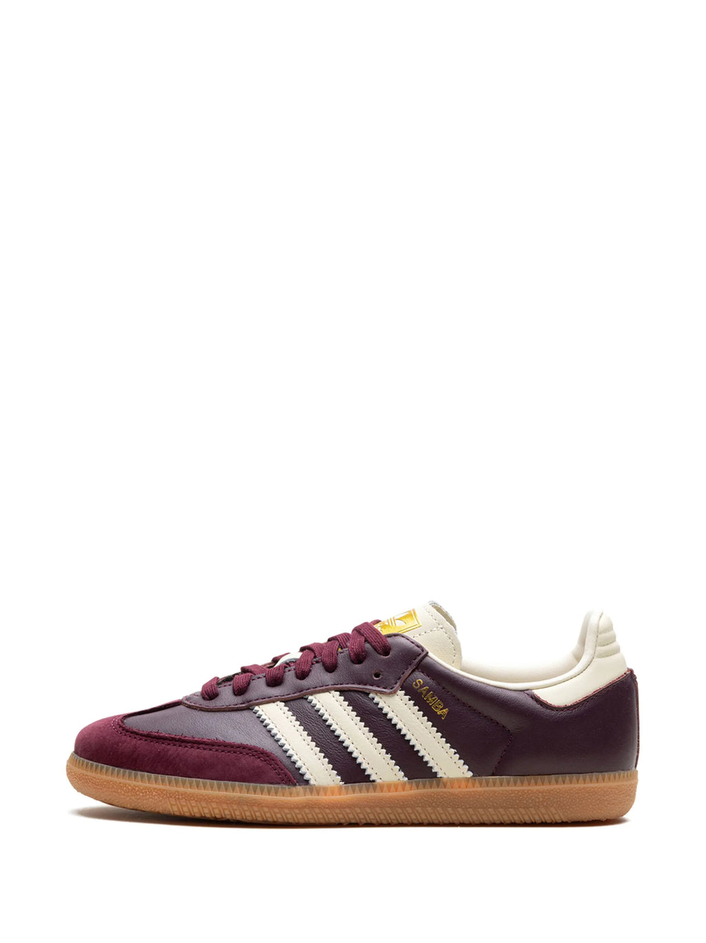adidas Samba OG " Maroon/Core White/Gold Metallic" Sneaker