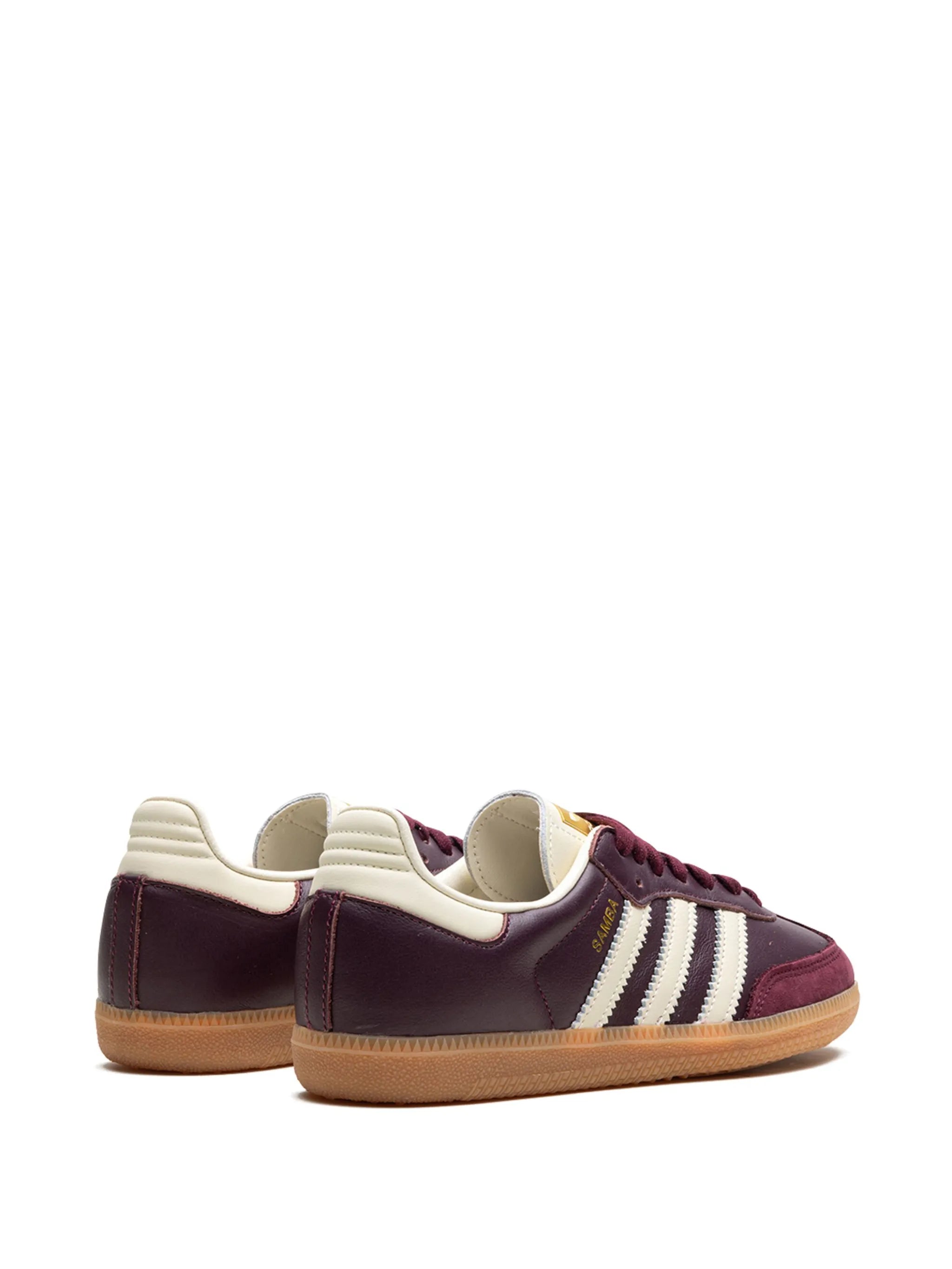 adidas Samba OG " Maroon/Core White/Gold Metallic" Sneaker