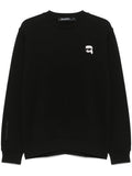 Karl Lagerfeld Men’s Core Iconic Sweat Crewneck Black