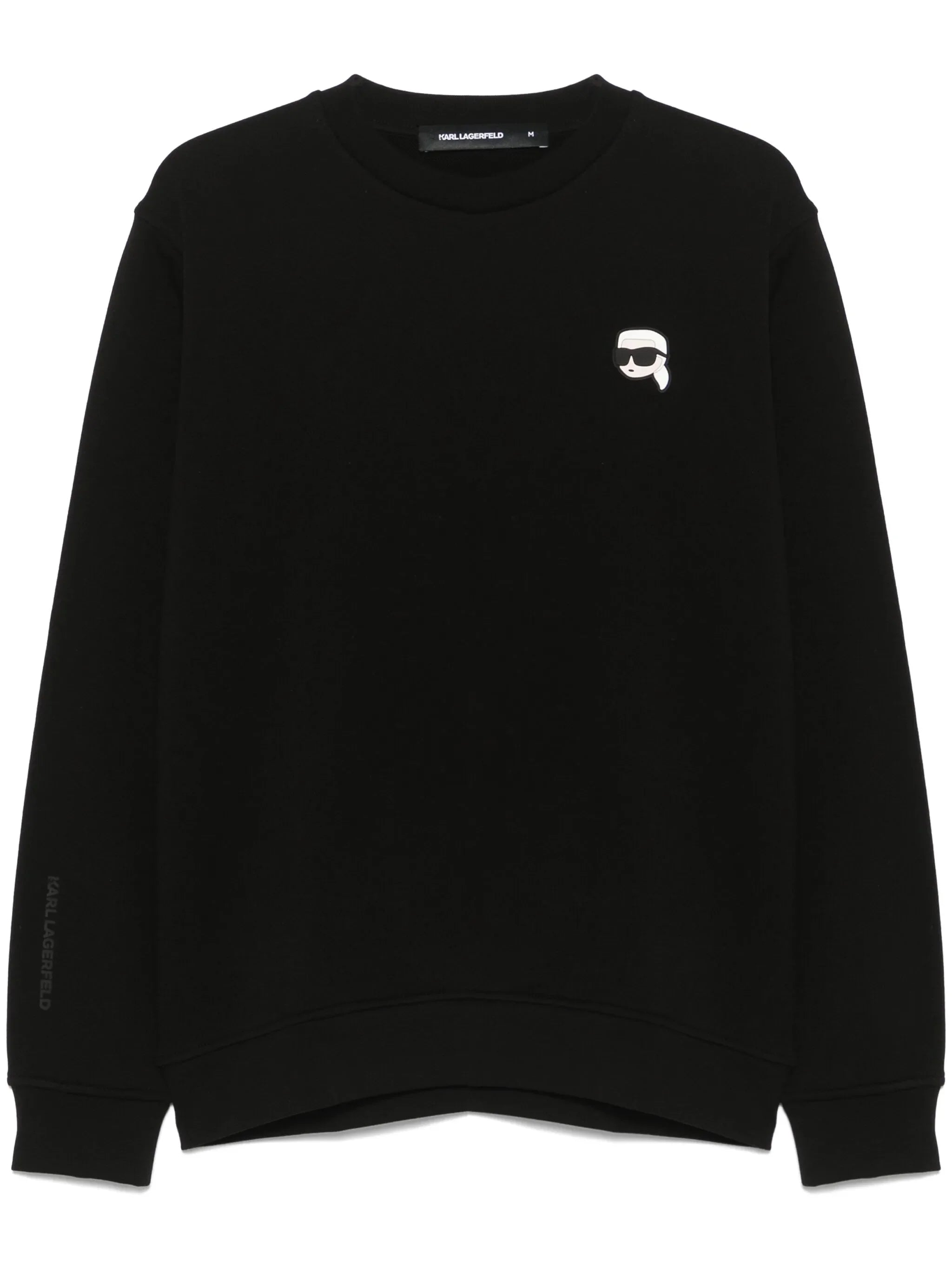 Karl Lagerfeld Men’s Core Iconic Sweat Crewneck Black