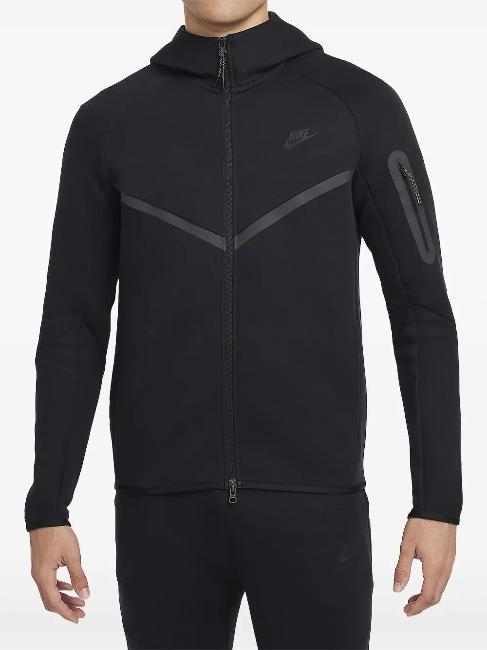 Nike Tech Fleece Tracksuit Combo Set (Jacket and Pants) - Black