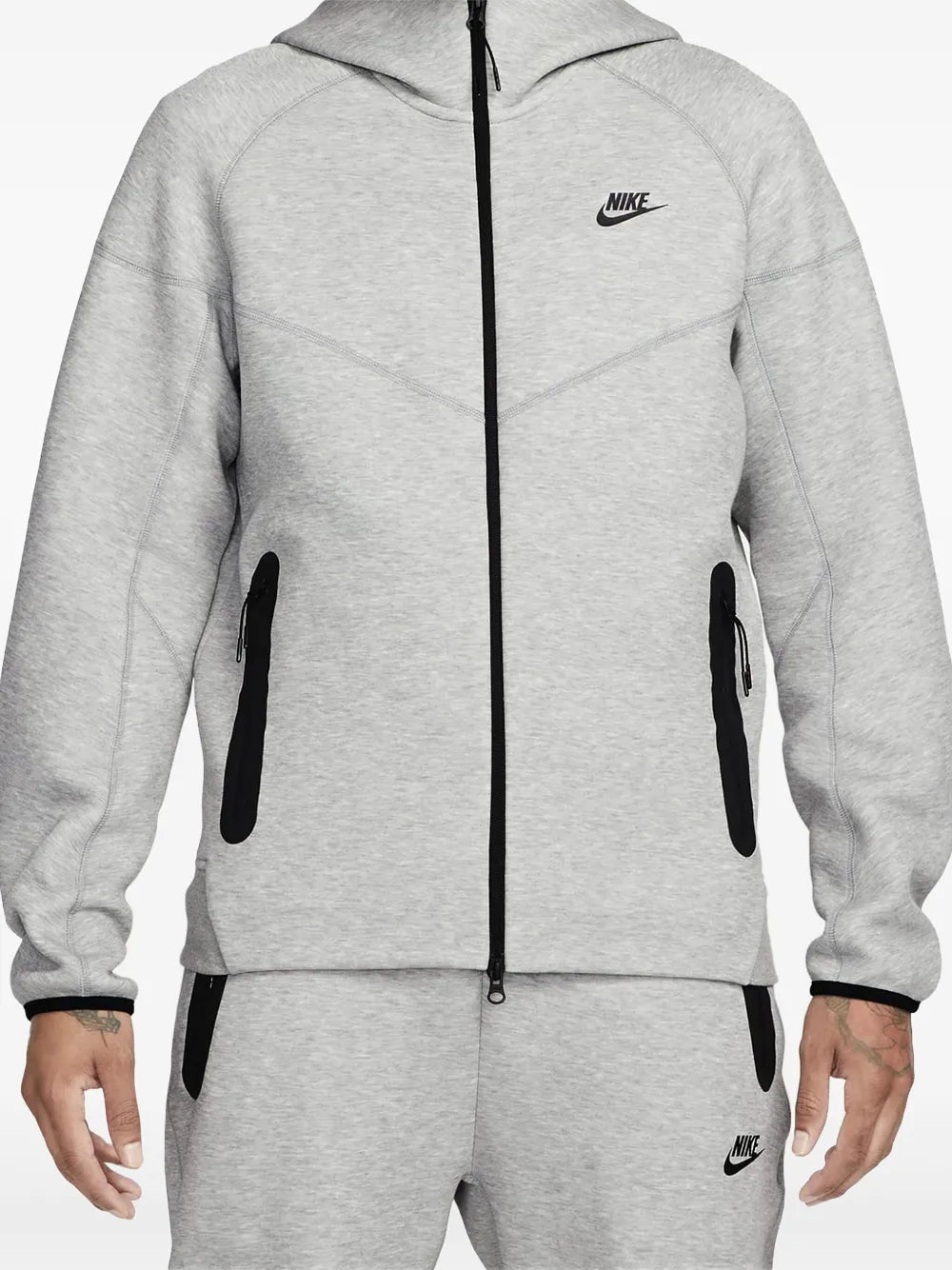 Nike Tech Fleece Tracksuit Combo Set (Jacket and Pants) - Grey
