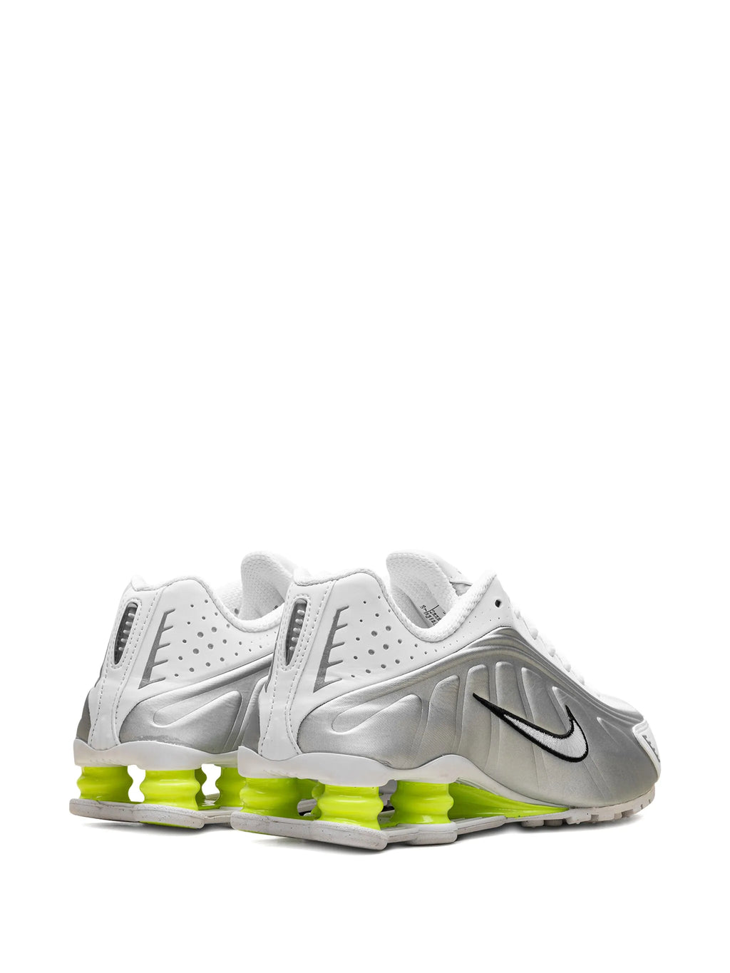 Nike Shox R4 "White/Metallic Silver/Volt" Sneaker