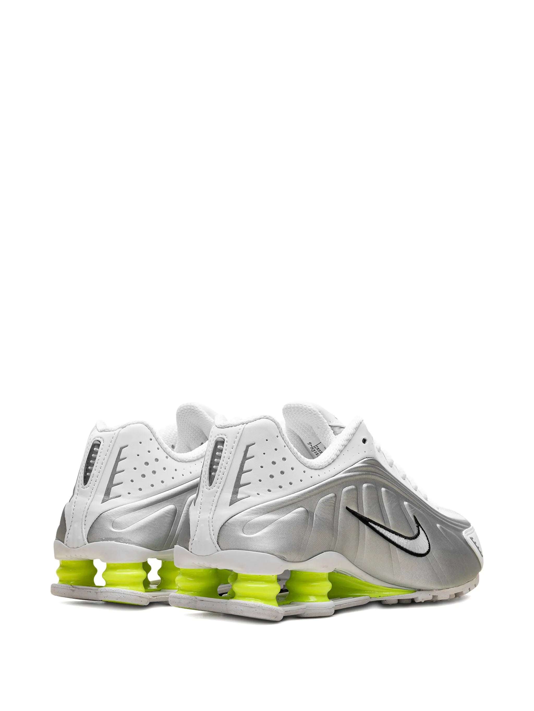 Nike Shox R4 "White/Metallic Silver/Volt" Sneaker