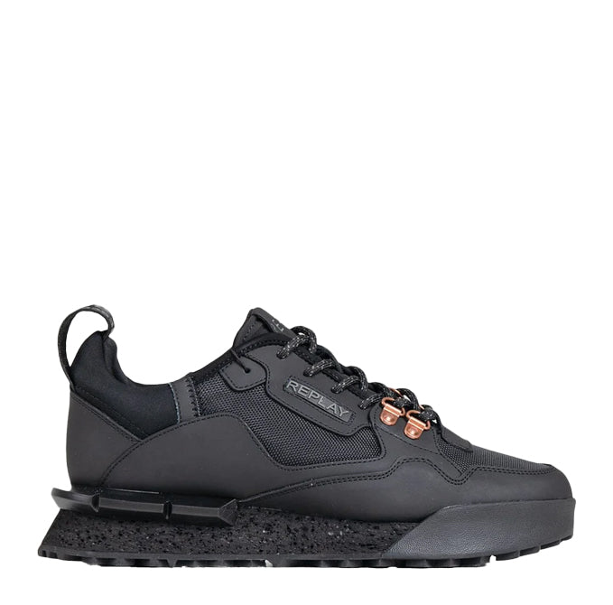 Replay Field Total Mens Sneaker – Black