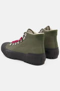 Lacoste Gripshot Lace Boot Sneaker Green Top Black Sole