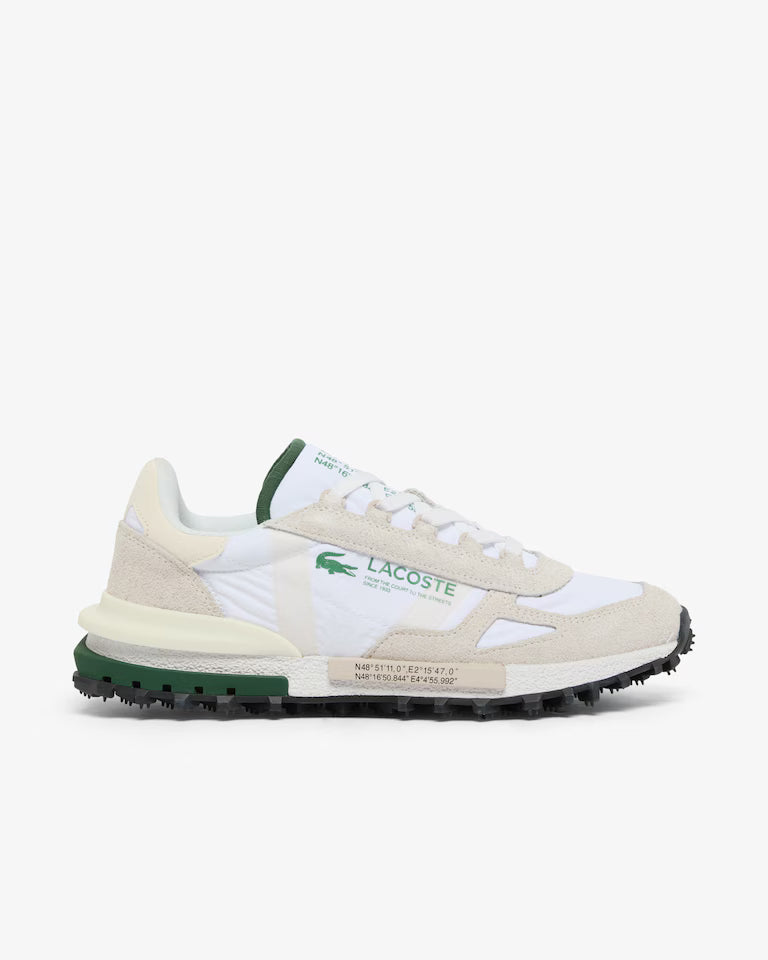 Lacoste Men's Elite Active Sneaker - Green White