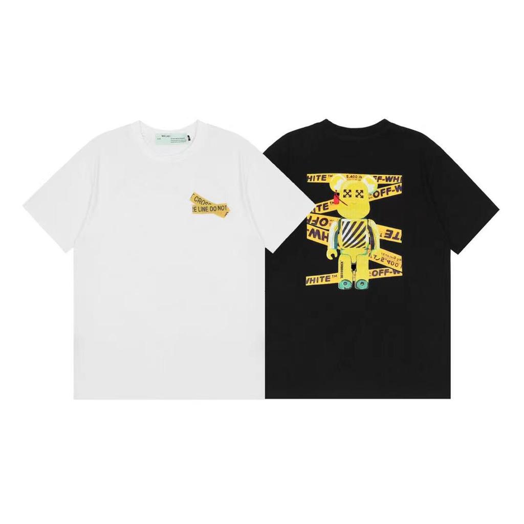 OFF-WHITE "Do Not Cross the Line" Mens T-shirt