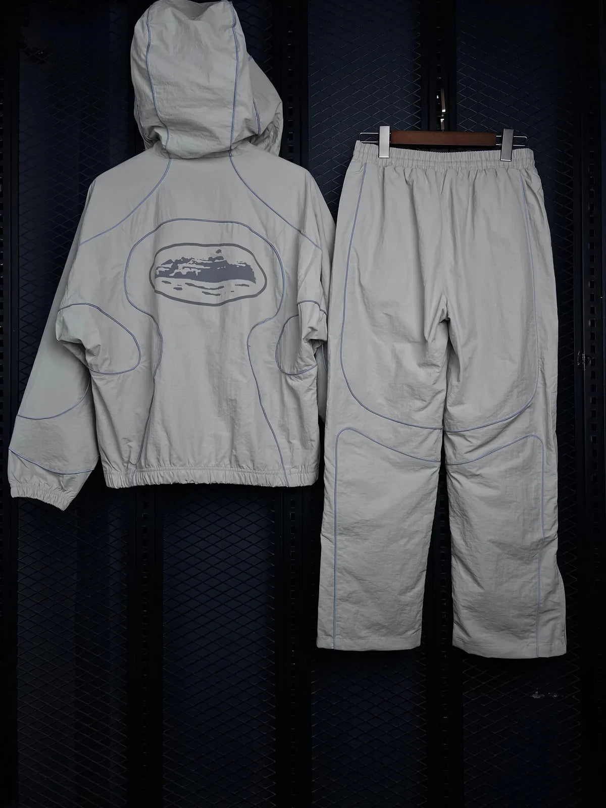 Nike x Corteiz NRG Onyx "Gully Grey" Tracksuit Set (Top and Bottom)