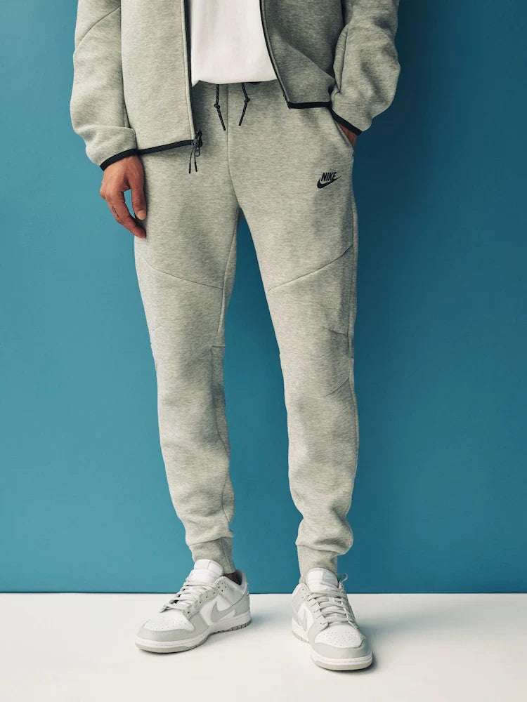 Nike Tech Fleece Tracksuit Combo Set (Jacket and Pants) - Grey