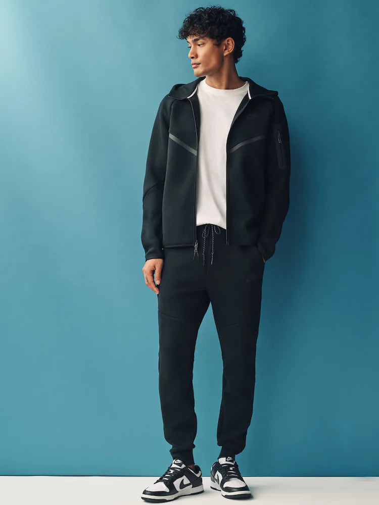 Nike Tech Fleece Tracksuit Combo Set (Jacket and Pants) - Black