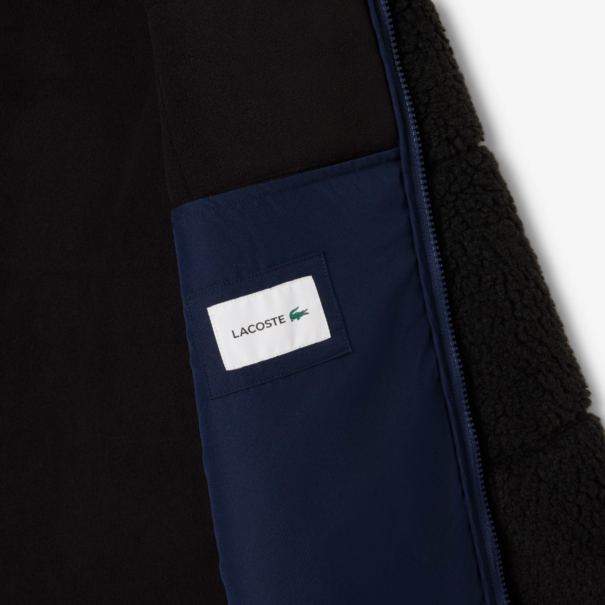 Lacoste Men's Down Sherpa Fleece Jacket