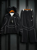 Nike x Corteiz NRG Onyx "Black" Tracksuit Set (Top and Bottom)