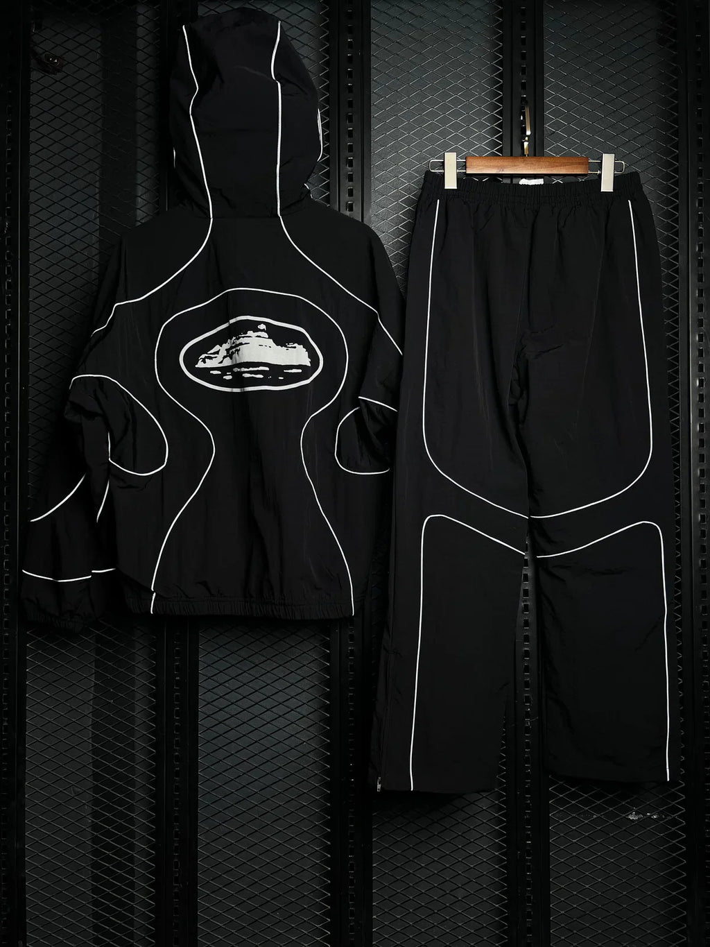 Nike x Corteiz NRG Onyx "Black" Tracksuit Set (Top and Bottom)