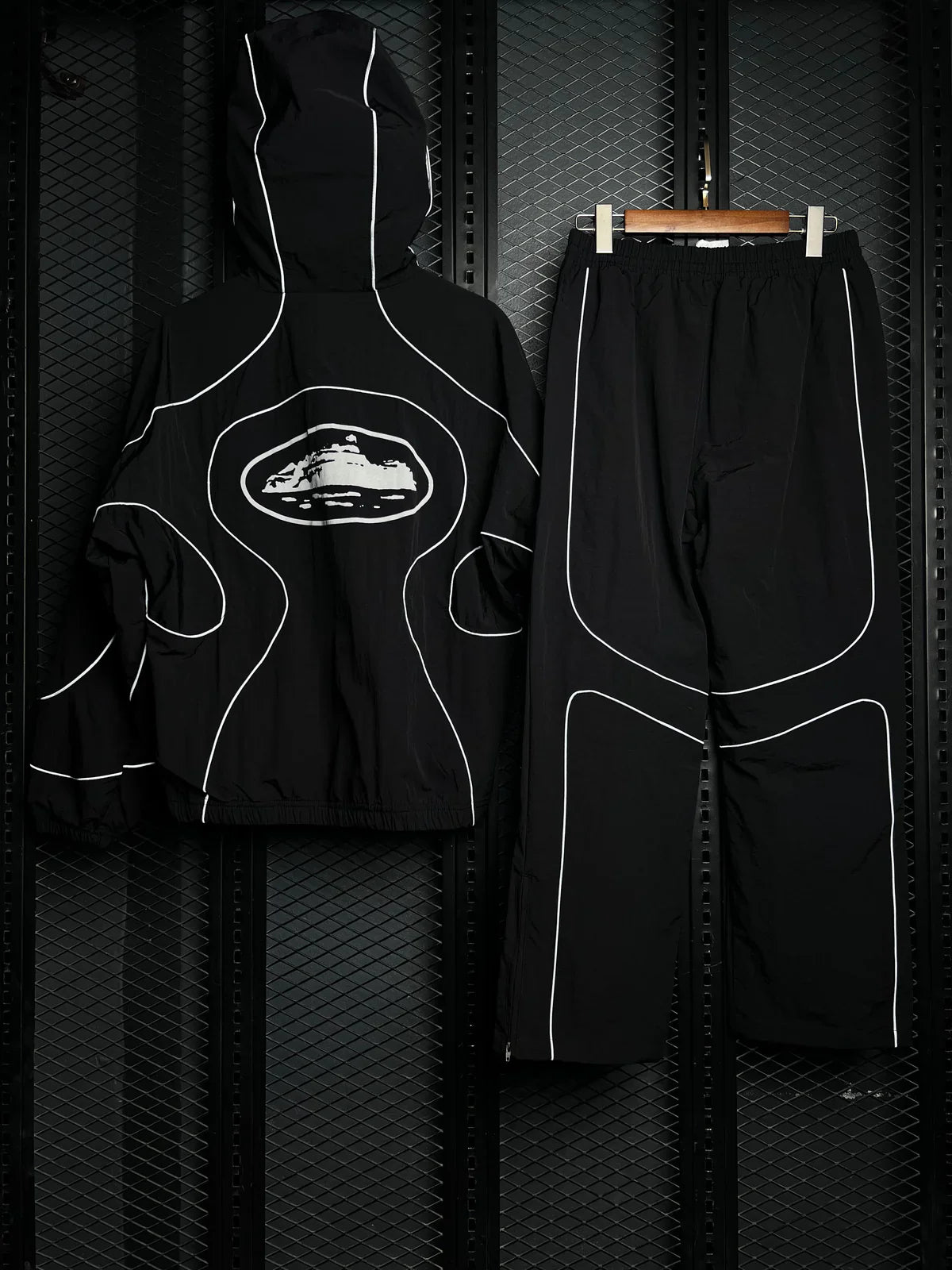 Nike x Corteiz NRG Onyx "Black" Tracksuit Set (Top and Bottom)