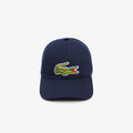 Lacoste Big Crocodile Adjustable Navy Cotton Cap