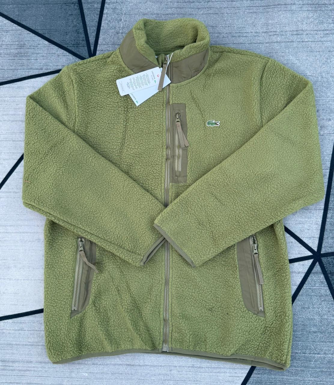 Lacoste Men's Down Sherpa Fleece Jacket