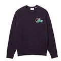 Lacoste Logo Patch Long Sleeve Sweater