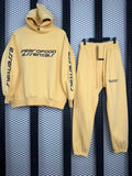 FEAR OF GOD ESSENTIALS Canyon printed Full Tracksuit Set (Hoody and Pants)