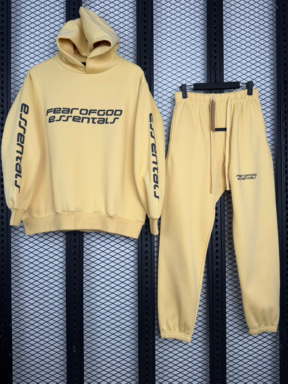 FEAR OF GOD ESSENTIALS Canyon printed Full Tracksuit Set (Hoody and Pants)