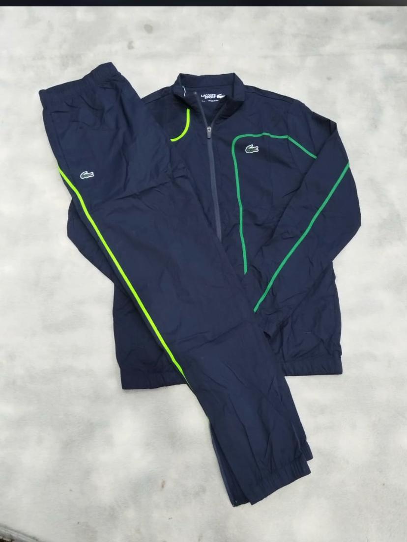 Lacoste Men's 2-Piece Colorblock Tennis Tracksuit Set (Top and Pants)