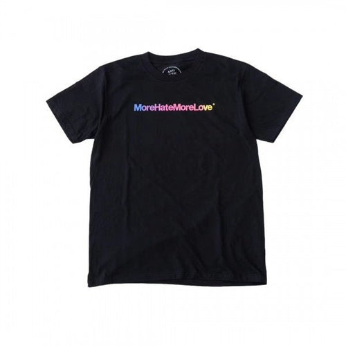 Anti Social Social Club "More Hate More Love" Black Tshirt - My Store