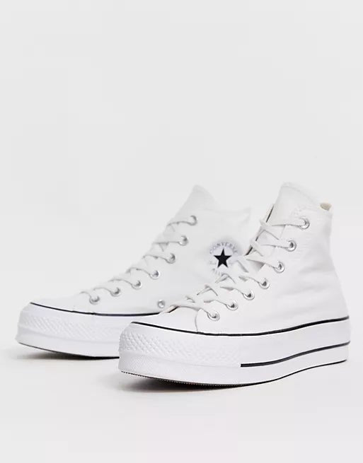 Converse Lift Canvas Hi Platform - White - My Store