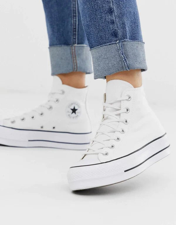 Converse Lift Canvas Hi Platform - White - My Store