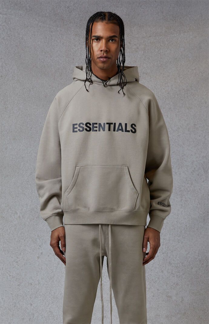 FEAR OF GOD Essentials 3D Silicon Applique Hoodies - My Store