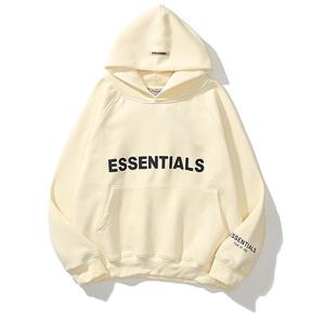 FEAR OF GOD Essentials 3D Silicon Applique Hoodies - My Store