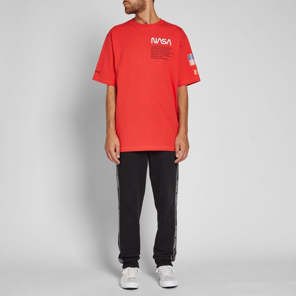 Heron Preston 'Nasa' Jersey T-Shirt Red - Hype Store