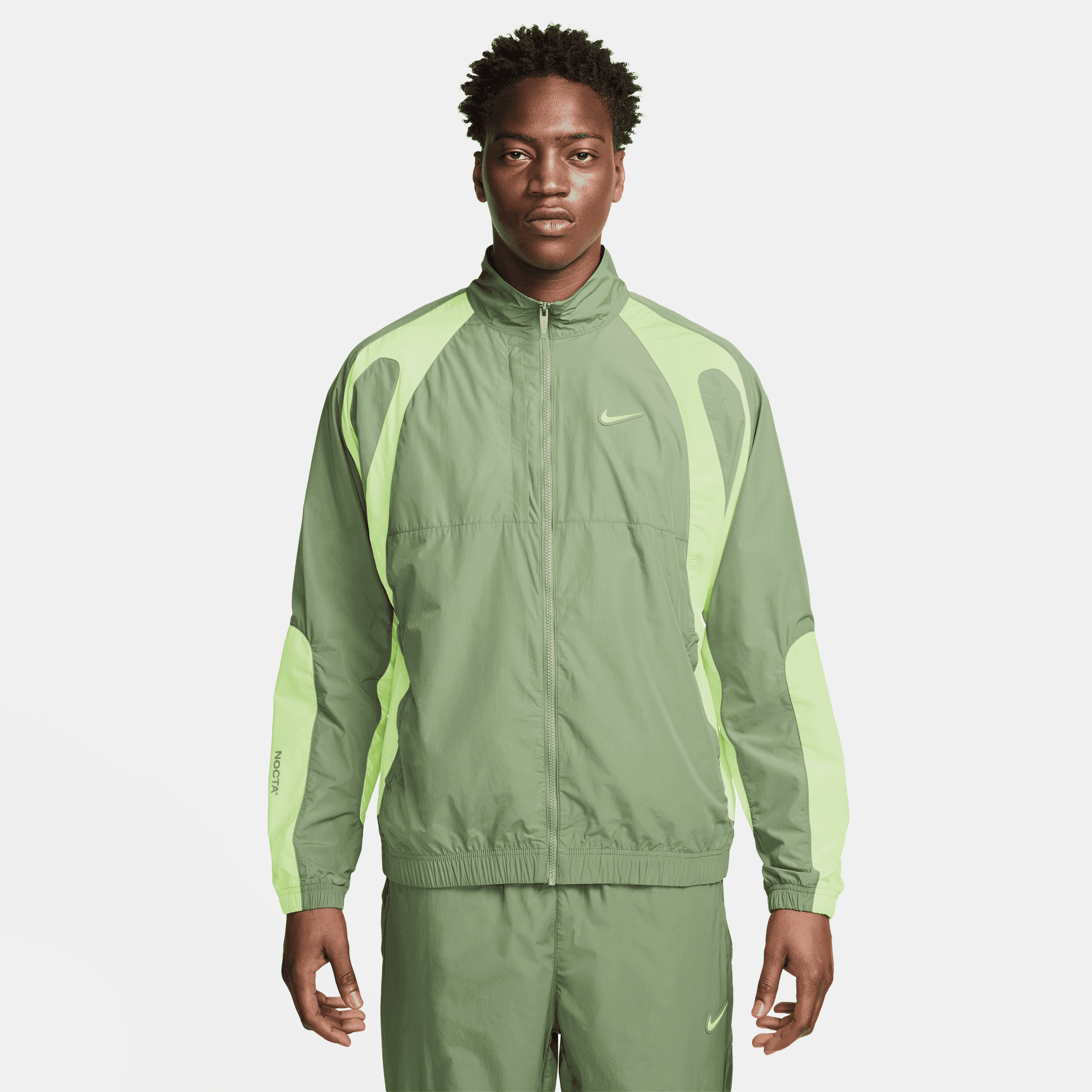 Nike x Drake NOCTA Northstar Nylon Tracksuit Combo Set (Jacket and Pants) - Green