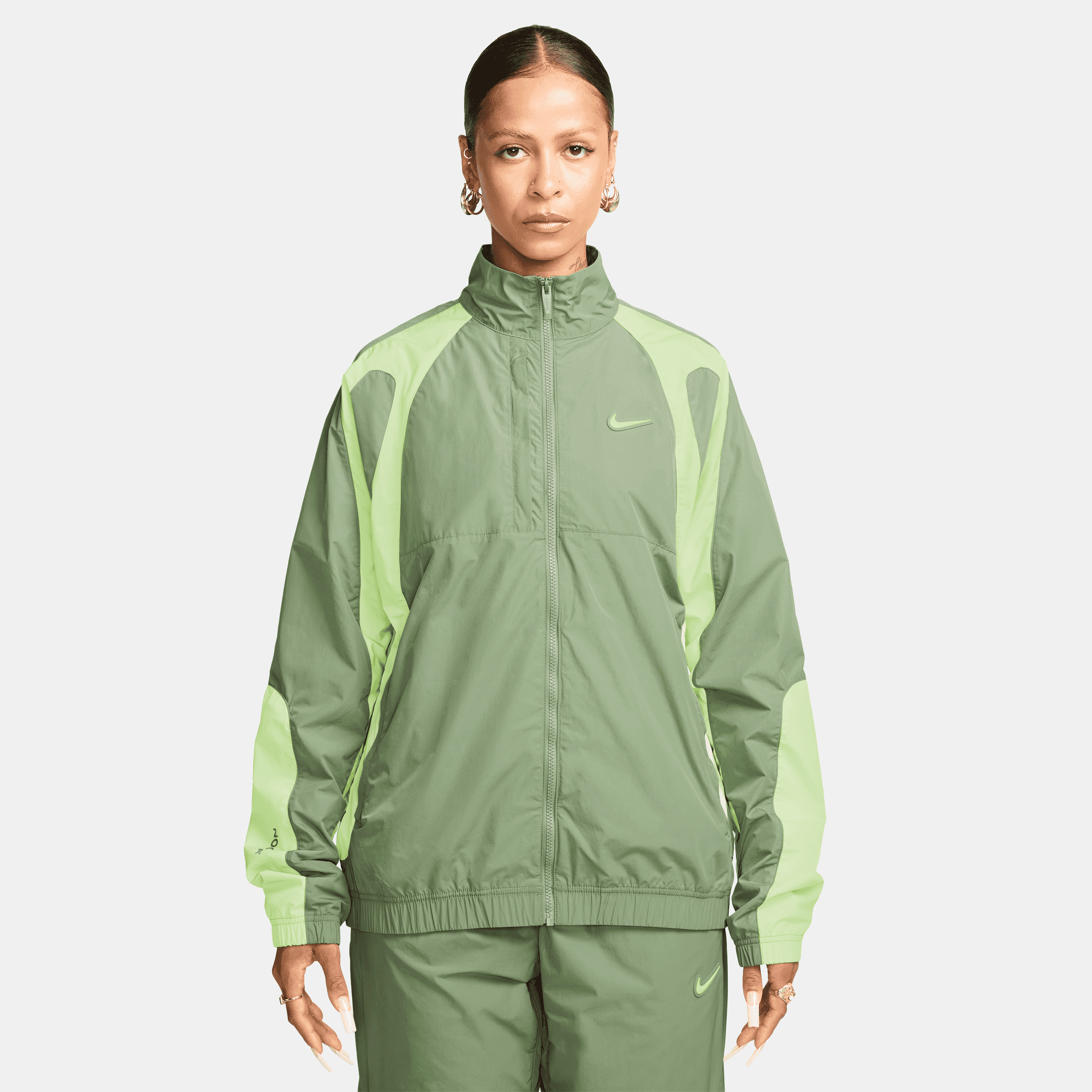 Nike x Drake NOCTA Northstar Nylon Tracksuit Combo Set (Jacket and Pants) - Green
