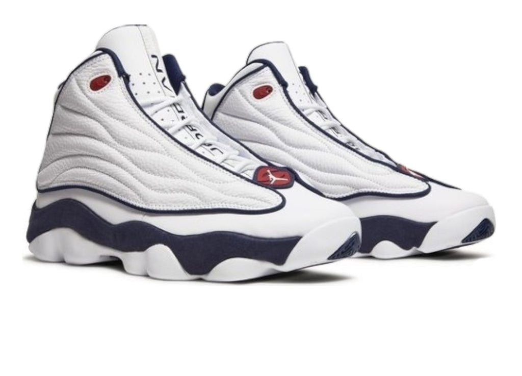Nike Air Jordan Pro strong white “Midnight Navy” basketball Sneaker