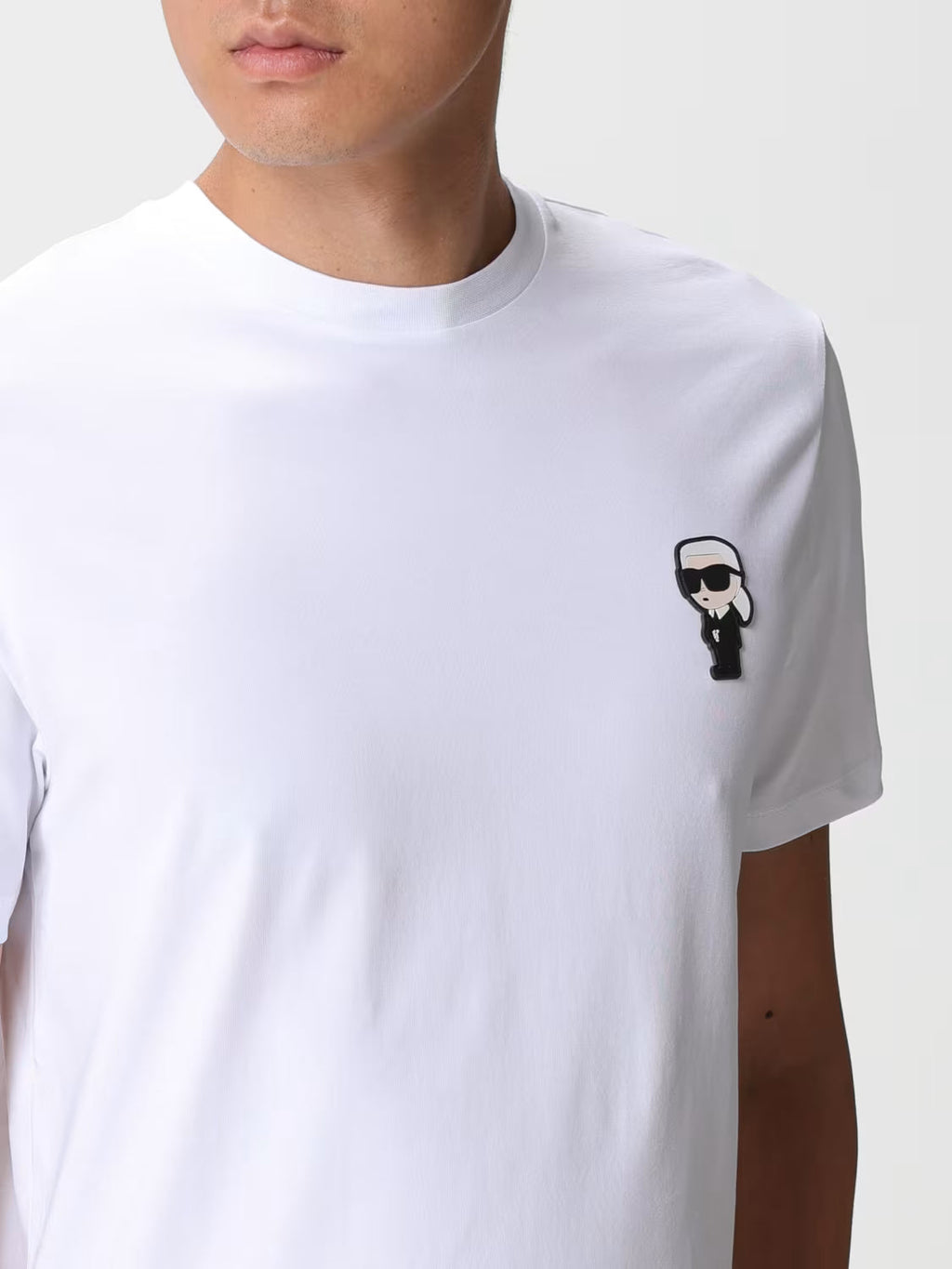 Karl Lagerfeld White Ikonik T-shirt men