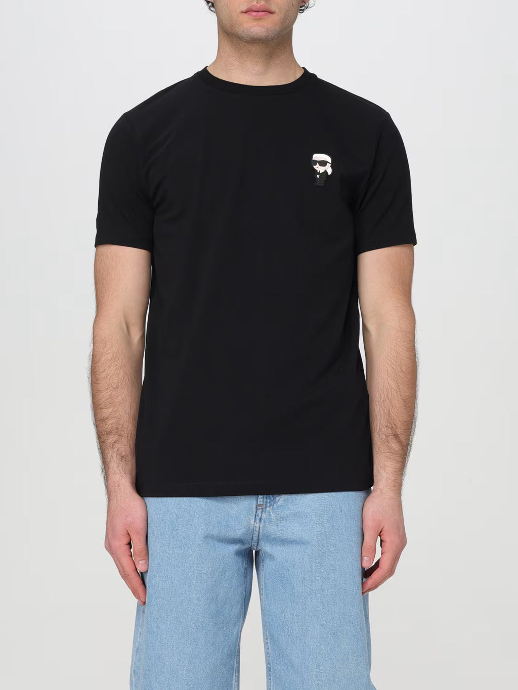 Karl Lagerfeld Black Ikonik T-shirt men