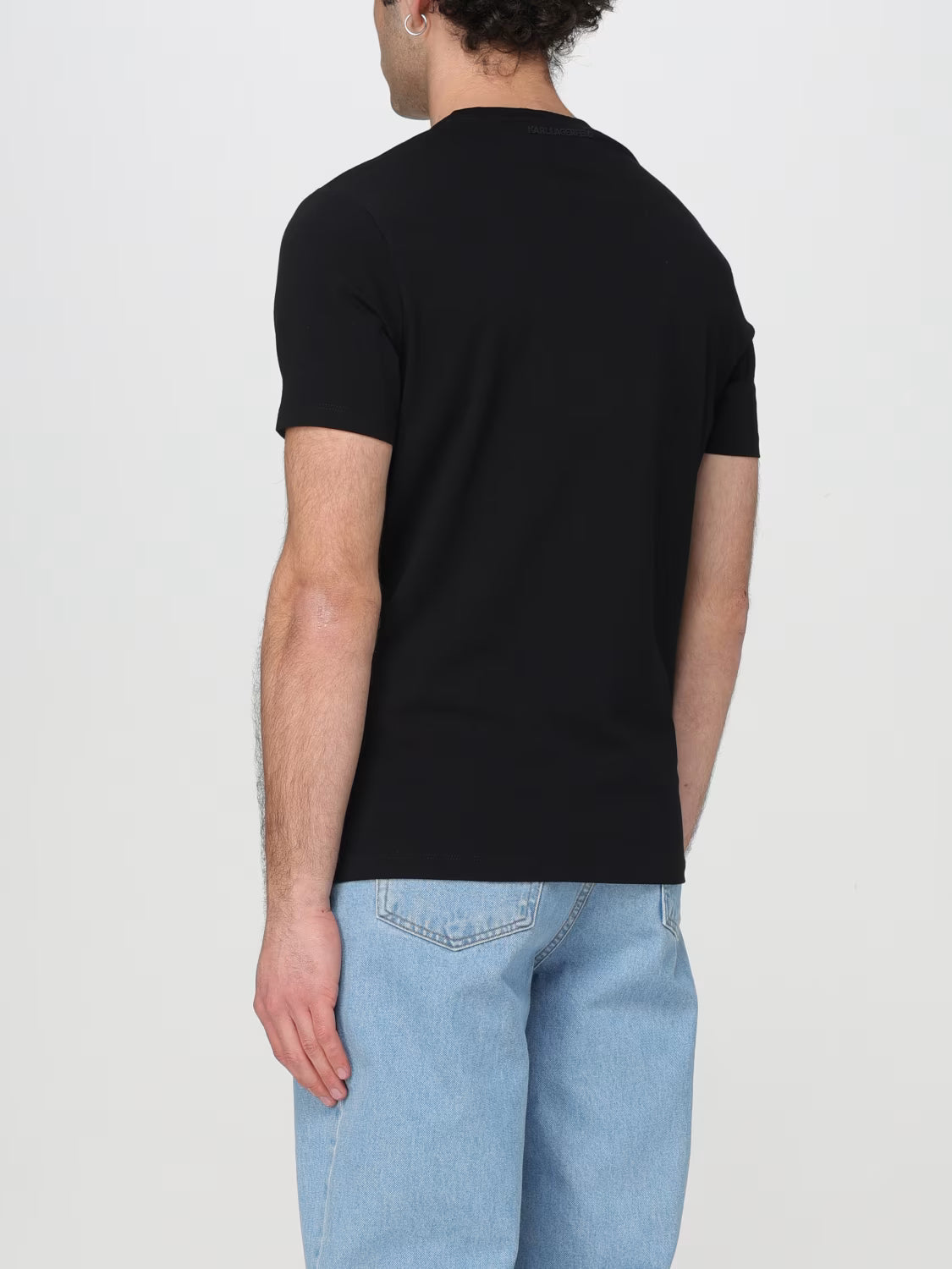 Karl Lagerfeld Black Ikonik T-shirt men