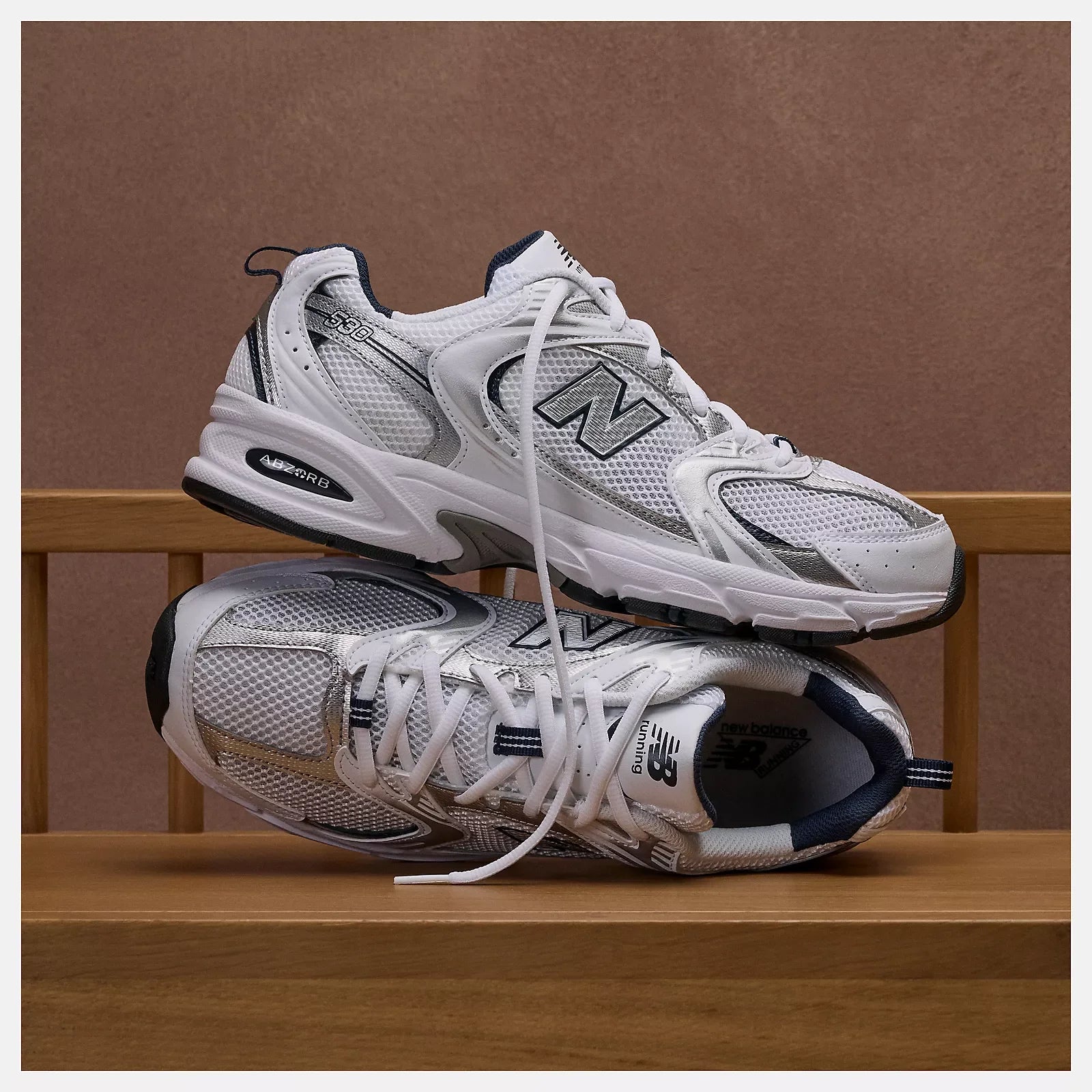 New Balance 530 White Blue Sneaker