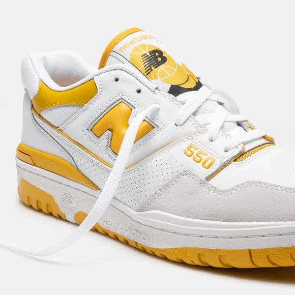 New Balance 550 Sea Salt - Varsity Gold - Hype Store