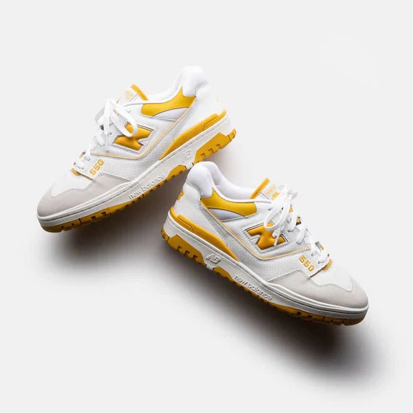 New Balance 550 Sea Salt - Varsity Gold - Hype Store