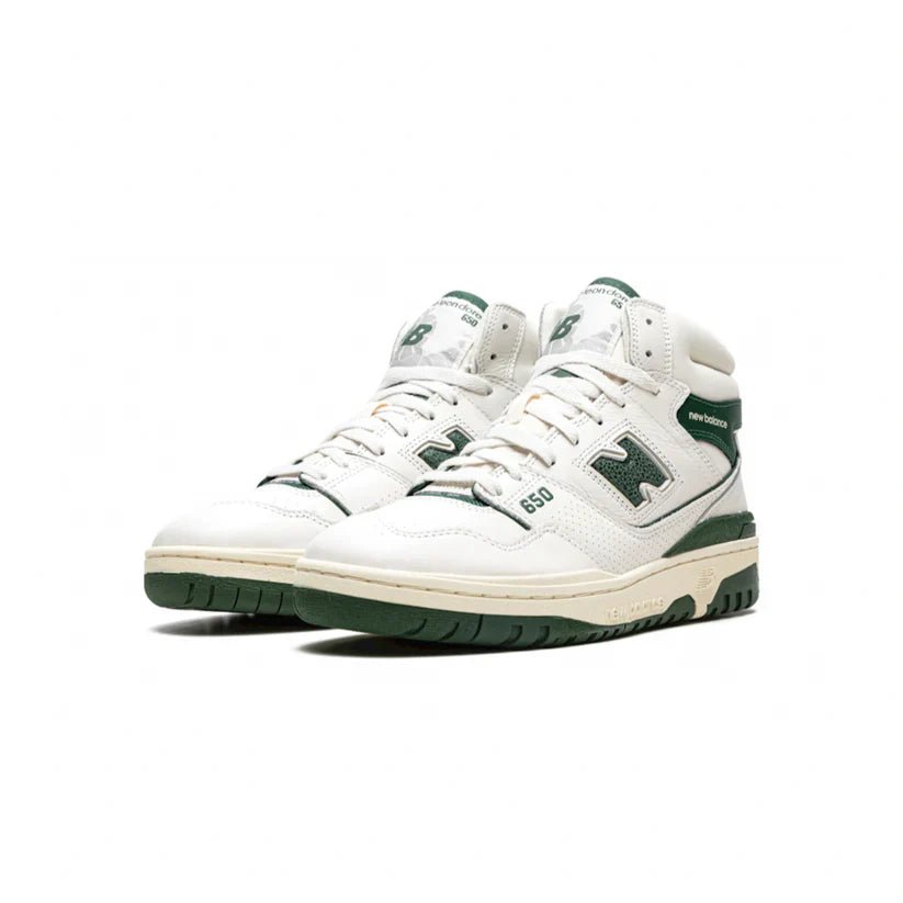 NEW BALANCE 650R "Aime Leon Dore White Green" - Hype Store