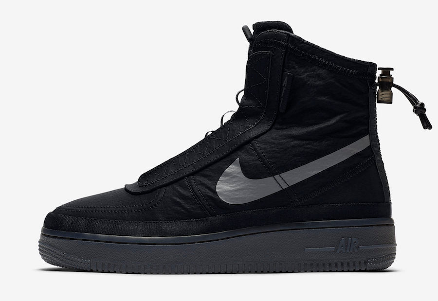 Nike Air Force 1 Shell Boot - Black - Hype Store