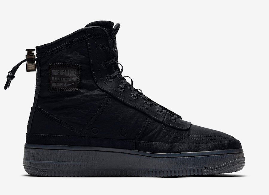Nike Air Force 1 Shell Boot - Black - Hype Store