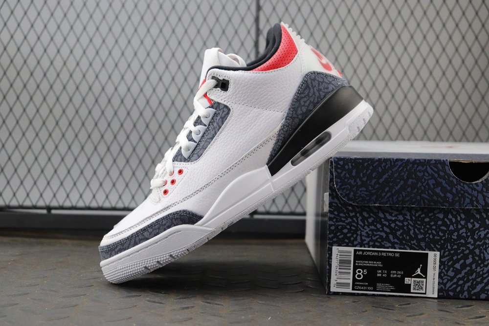 Nike Air Jordan 3 Retro SE Fire Red Denim - My Store